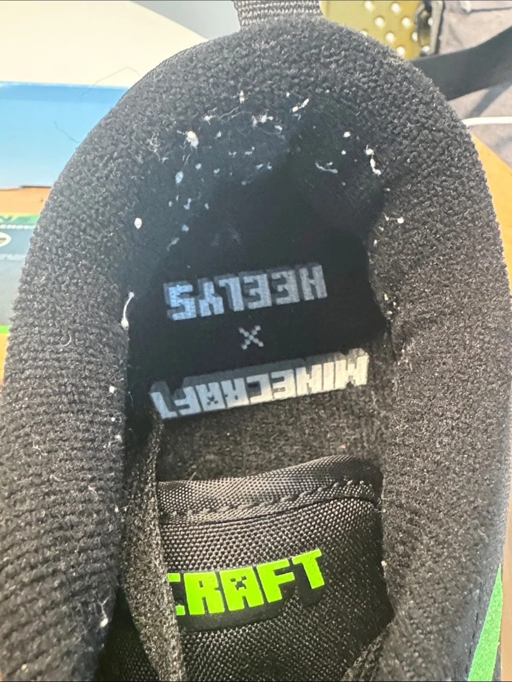 Heelys Black Sneakers with Minecraft logo